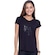 Camiseta Run More Flower - Feminina PRETO