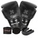 Kit Muay Thai Luva 12 Oz Classic Profissional + Bandagem Boxe Elástica + Protetor Bucal Gorilla PRETO