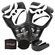 Luva Muay Thai 12 Oz + Bandagem Elástica + Protetor Bucal Gorilla PRETO