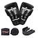 Kit Boxe Luva 12 Oz + Bandagem Elástica + Protetor Bucal Moldável Gorilla PRETO