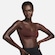 Top Fitness Nike Alate Minimalist Bra - Adulto Laranja Cla/Preto