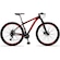 Bicicleta Aro 29 Drais Aluminum - Freio a Disco Hidráulico - Câmbio Shimano - 24 Marchas PRETO/VERMELHO