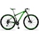 Bicicleta Drais 29 - Freio Hidráulico MTB Aluminio - Câmbios Shimano - 24V - Suspensão com Trava PRETO/VERDE