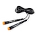 Corda de Pular com Tamanho Ajustável Jump Rope Vollo PRETO/LARANJA