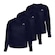Camiseta Muvin Dry Basic LS Manga Longa FPS50 - Feminino - 3 Unds AZUL ESCURO
