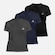 Camiseta Muvin Dry Basic Ss Fps50 - 3 Unidades - Feminina AZUL/CINZA