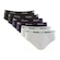 Kit Cueca Mash Slip Algodão Elástico Básica Confortável - Adulto - 6 unidades PRETO/BRANCO