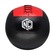 Wall Ball NC Extreme Med Ball - 10 Lbs - 3.6 Kg PRETO/VERMELHO