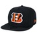 Boné Aba Reta New Era 9Fifty Original Fit Nfl Cincinnati Bengals - Snapback - Adulto PRETO