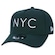 Boné Aba Curva New Era 9Forty A-Frame Nyc New York City - Snapback - Adulto VERDE
