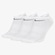 KIt de Meias Cano Curto Nike Everyday Lightweight - Unissex - 3 Pares BRANCO