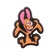 Jibbitz Crocs Nickelodeon Stimpy LARANJA