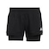 Shorts adidas Pacer 3-Stripes - Feminino PRETO/BRANCO