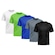 Camiseta Whats Wear Lisa Dry Fit com Proteção Solar UV - Masculina - 5 Unds PRETO/BRANCO