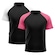 Camiseta Whats Wear Raglan Dry Fit com Proteção Solar UV - Masculina - 2 Unds BRANCO/ROSA