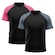 Camiseta Whats Wear Raglan Dry Fit com Proteção Solar UV - Masculina - 2 Unds CINZA/ROSA