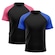 Camiseta Whats Wear Raglan Dry Fit com Proteção Solar UV - Masculina - 2 Unds AZUL/ROSA
