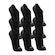 Kit de Meias sem Cano Lupo Sport - 9 Pares - Adulto PRETO