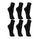 Kit Meia Lupo Cano Alto - Infantil - 6 Pares PRETO