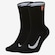 Kit de Meias Cano Médio NikeCourt Multiplier Cushioned - Adulto - 2 Pares PRETO/BRANCO