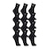 Kit Meias Cano Médio Lupo Esportiva 12 Pares - Adulto PRETO