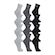 Kit Meias Cano Médio Lupo Esportiva 12 Pares - Adulto CINZA/PRETO