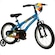 Bicicleta Athor Baby Boy com Rodinha - Aro 16 - Freio V-Brake - 1 Velocidade - Infantil AZUL