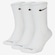 Kit de Meias Cano Alto Nike Everyday Plus Cushioned - Adulto - 3 Pares BRANCO