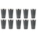 Kit de Copos Térmicos Pullo Fun - 480ml - 10 Unidades CINZA