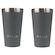 Kit de Copos Térmicos Pullo Fun - 480ml - 2 Unidades CINZA