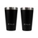 Kit de Copos Térmicos Pullo Fun - 480ml - 2 Unidades PRETO