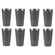 Kit de Copos Térmicos Pullo Fun - 480ml - 8 Unidades CINZA