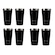 Kit de Copos Térmicos Pullo Fun - 480ml - 8 Unidades PRETO