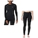 Kit Camisa Térmica Columbia Midweight Stretch Long Sleeve + Calça Térmica Midweight Stretch Tight - Feminina PRETO