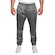 Calça de Treino Resina com Listras Laterais - Masculina CINZA ESCURO