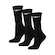 Kit Meias Cano Longo Penalty Ecoknit - 3 Pares - Masculina PRETO