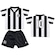 Uniforme do Santos Torcida Baby Camisa 10 Oficial - Infantil PRETO