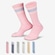 Kit de Meias Cano Alto Nike Everyday Plus - Adulto - 6 Pares CINZA CLA/LARANJ CLA