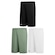 Kit Calções Penalty X - 3 unidades - Masculino BRANCO/VERDE