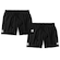 Kit Bermudas Tactel Black Bear com Bolsos e Listras - 2 Unidades - Masculina PRETO