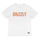 Camiseta Grizzly Beveled - Masculina BRANCO