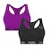 Kit Top Puma Nadador Sem Costura - Feminino - 2 Unidades PRETO/ROXO CLA