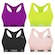 Kit Top Fitness Puma Nadador sem Costura - Feminino - 4 unidades VERDE/ROXO CLA