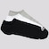 Kit Meia Soquete adidas Sportswear No Show - 3 Pares - Adulto PRETO/BRANCO