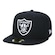 Boné Aba Reta New Era Las Vegas Raiders 5950 - Fechado - Adulto PRETO