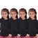 Kit Camisetas Manga Longa Dellas Fit Térmica - 4 Unidades - Infantil PRETO