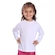 Camiseta Manga Longa Dellas Fit Térmica - Infantil BRANCO