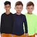 Kit Camisetas Manga Longa Dellas Fit Térmica - 3 Unidades - Infantil Verde/Azul