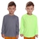 Kit Camisetas Manga Longa Dellas Fit Térmica - 2 Unidades - Infantil CINZA/VERDE