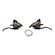 Alavanca de Câmbio Paco V-Fire 24V com Maçaneta PRETO